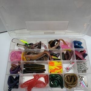 Fishing Tackle Box with lures
